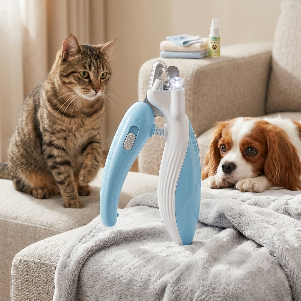 Coupe-ongles LED pour chien et chat avec lumière intégrée - Coupe-Ongles LED LuxPaw