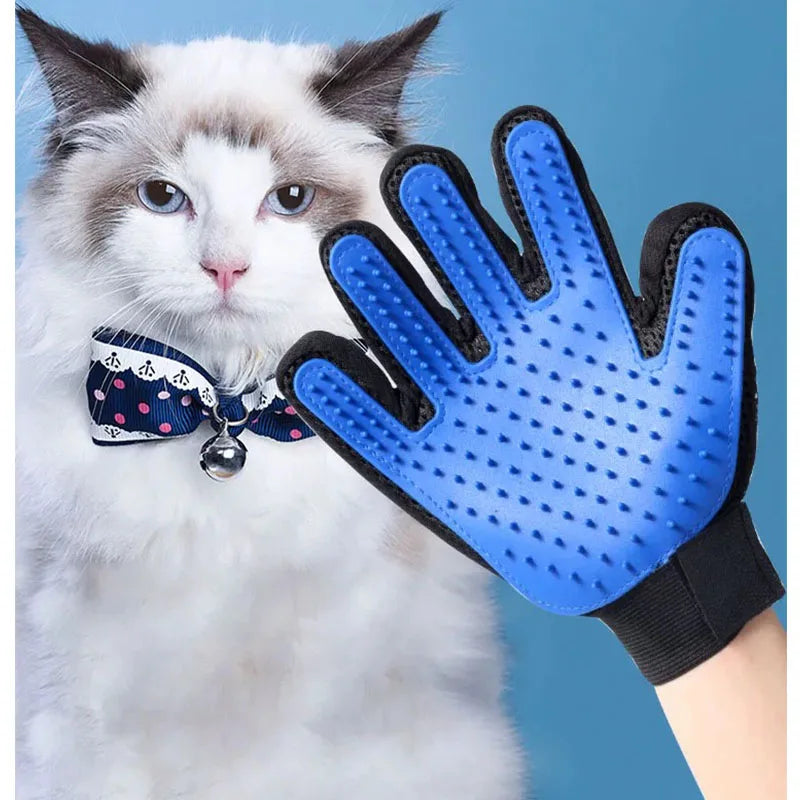 🐶🐱 Gant de Toilettage en Silicone Chien & Chat — Massage & Anti-Poils