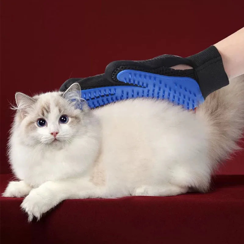 🐶🐱 Gant de Toilettage en Silicone Chien & Chat — Massage & Anti-Poils