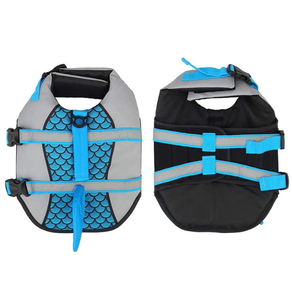 🐶 Gilet de Sauvetage Requin pour Chien — Natation & Sécurité Estivale