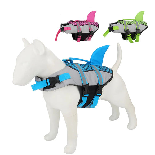 🐶 Gilet de Sauvetage Requin pour Chien — Natation & Sécurité Estivale
