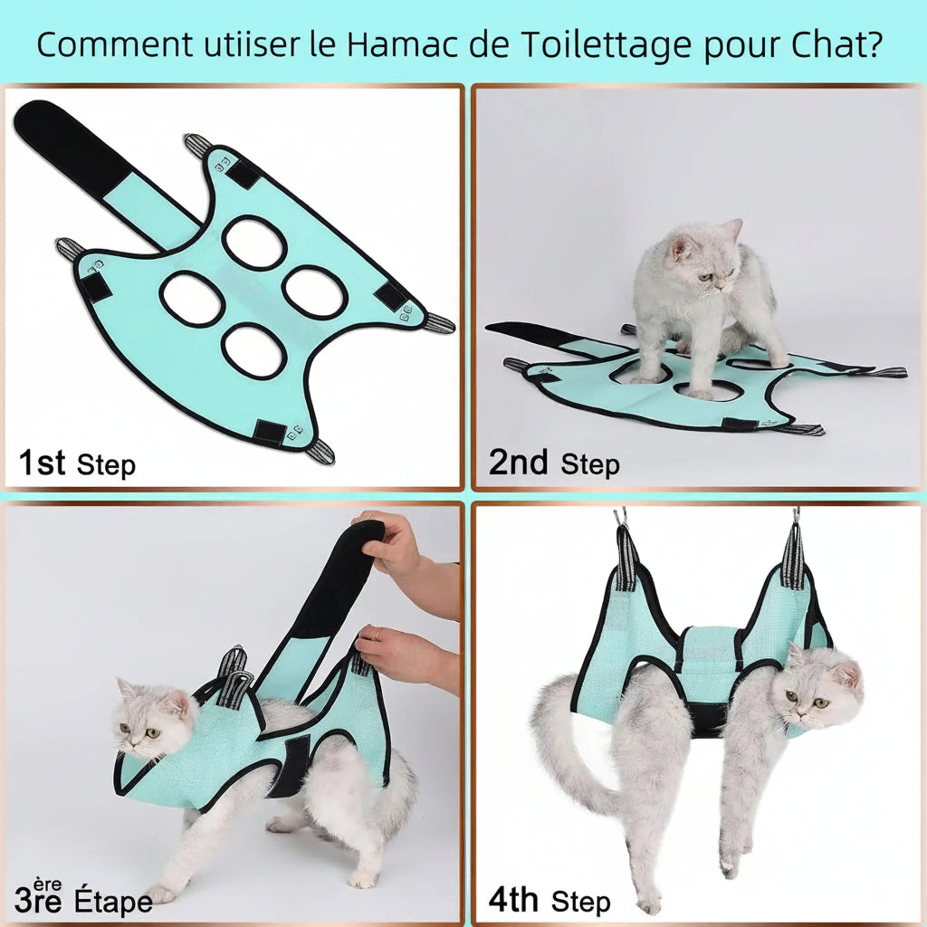 🐶🐱 Hamac de Contention Chien & Chat — Toilettage & Soins Sans Stress